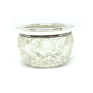 Antique Victorian 1883 Sterling Silver Jewellery Pot