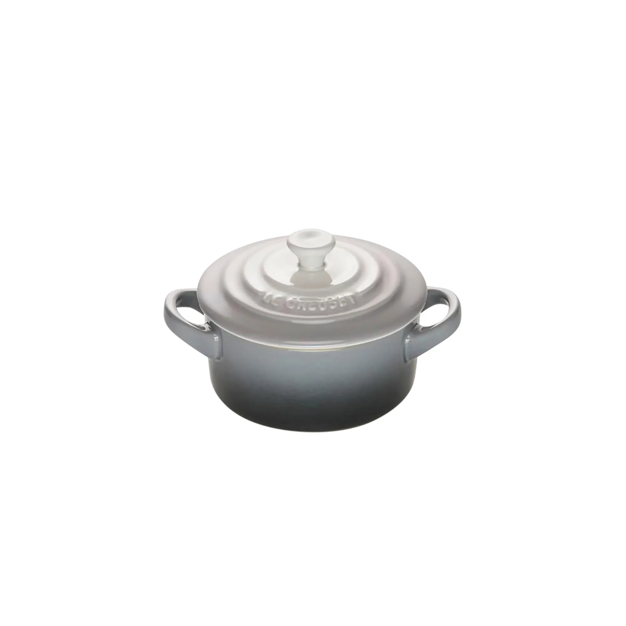 Classic 10cm Mini Round Cocotte - Ombre Grey