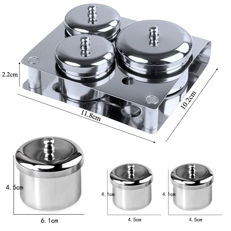 Dappen Dish Jar Set Stainless Steel