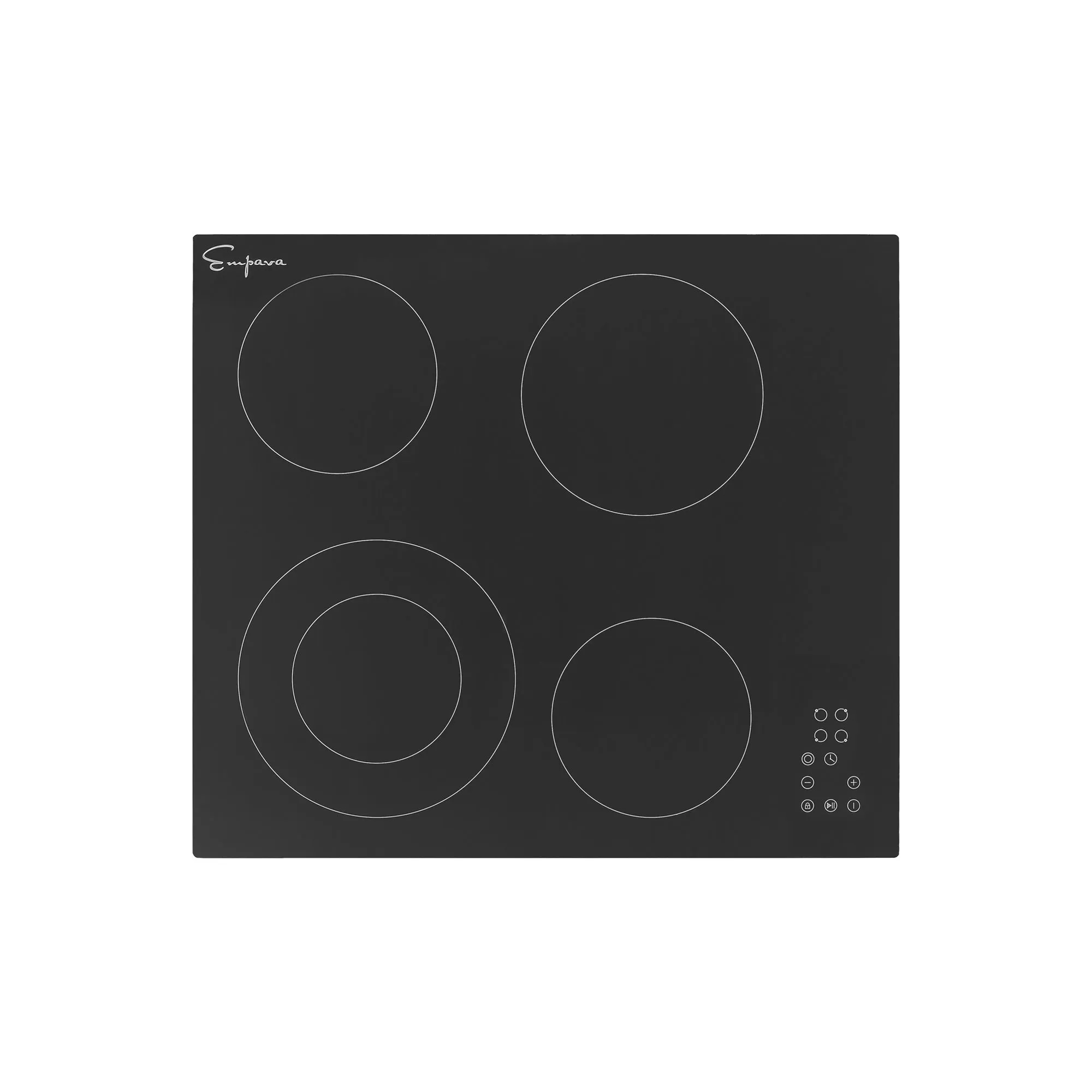 Empava 24REC11 24 Inch Black Electric Radiant Cooktop
