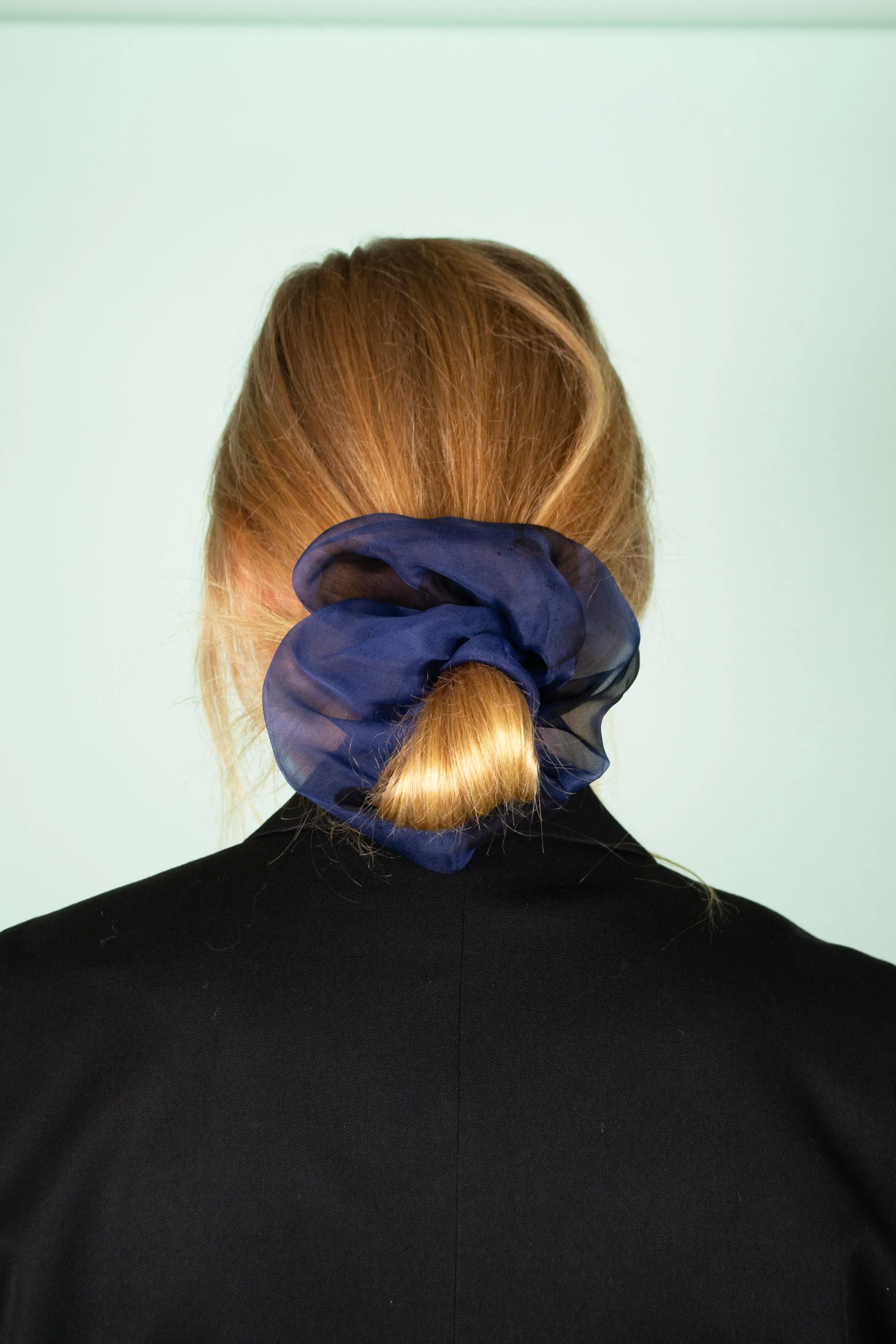 Mini Scrunchie In Tie-Dye Ulysses Butterfly Silk Organza