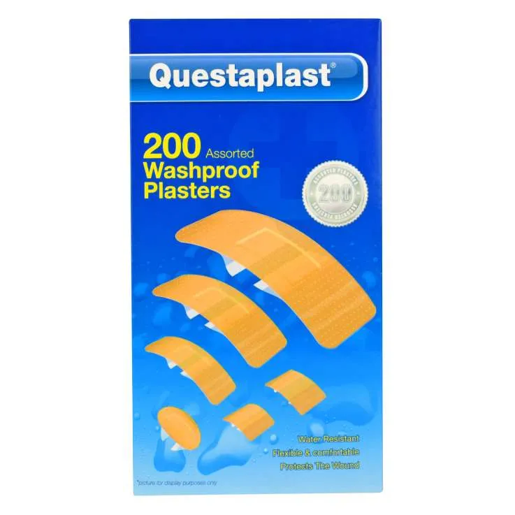 Questaplast 200 Assorted Washproof Plasters