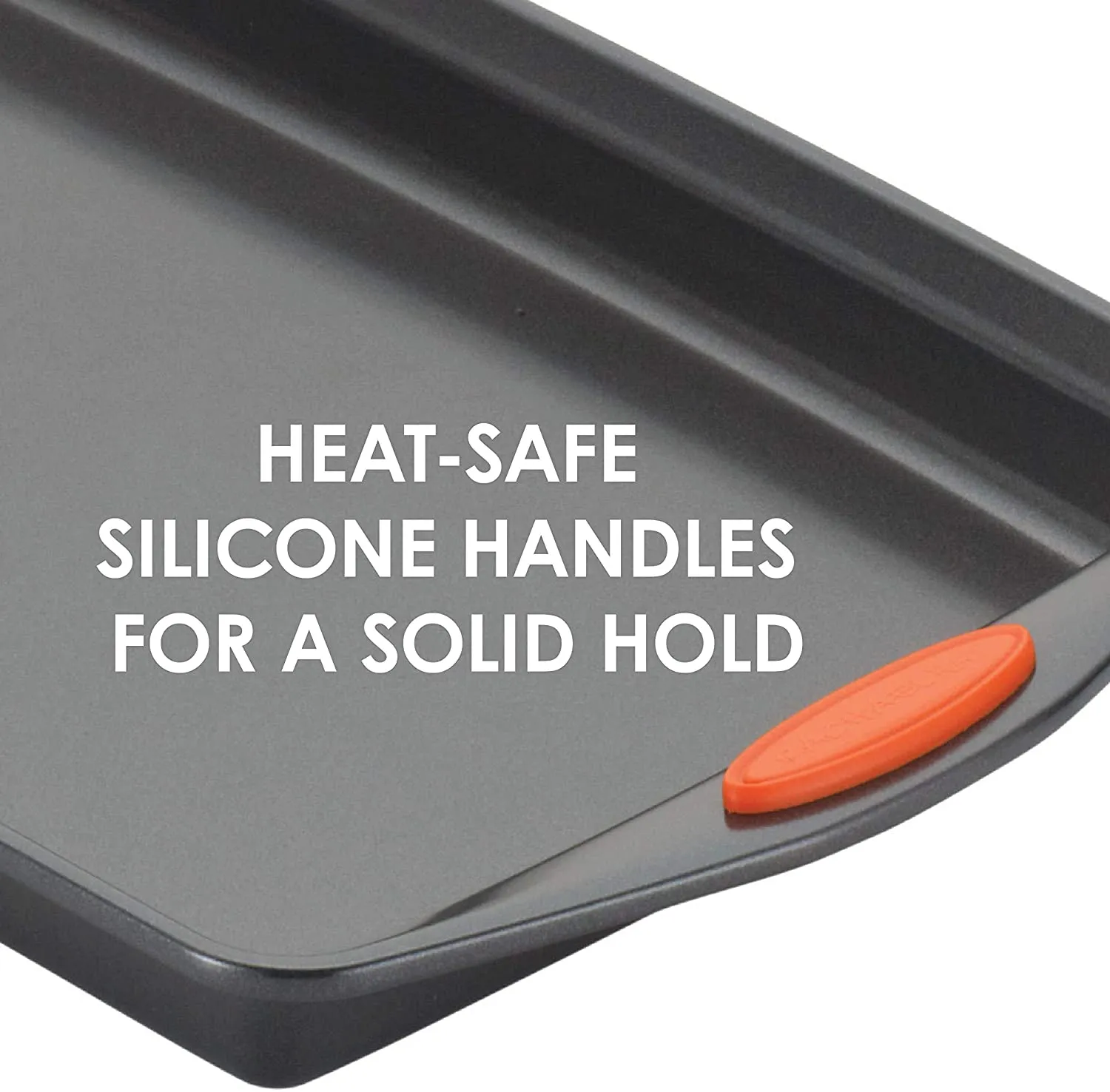 Rachael Ray Nonstick Bakeware with Grips, 3-pc Set