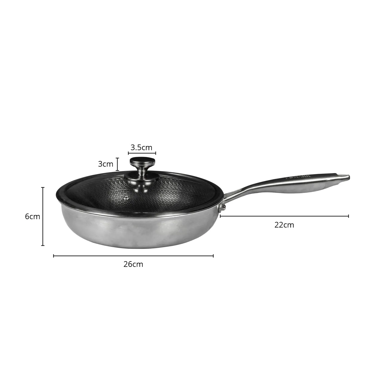 Scratch-free frying pan