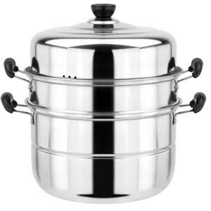 SHUANG YING Double Layer And Double Bottom Steamer 28cm