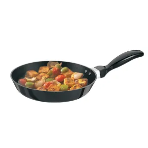 UMAI X SAVYA Home Non Stick Frying Pan | 26 cm | Stove & Induction Cookware | Minimal Oil Cooking | Easy Grip Handle | 3 Layer Non Stick Coating | Non-Toxic & Lightweight |Black Colour