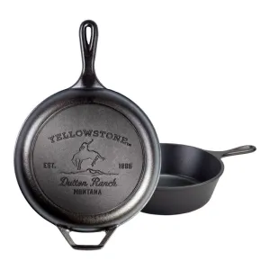 Yellowstone™ Seasoned Cast Iron Bucking Bronco Combo Cooker